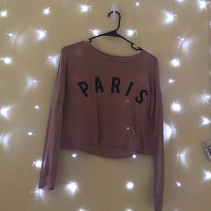 Rose colored “Paris” shirt